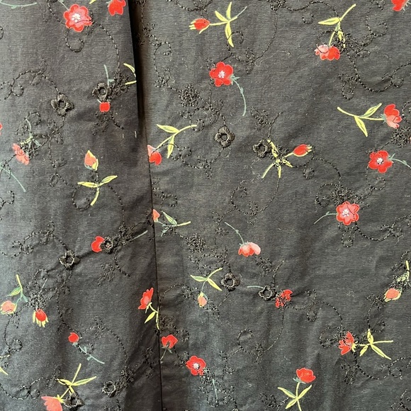 Vintage Harold's Embroidered Floral Sheath Midi Dress - Size 12 - Picture 4 of 12